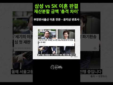 ノ·ソヨン1.3兆 vs イ·ブジン141億、同じ財閥離婚なのに金額が100倍違う理由